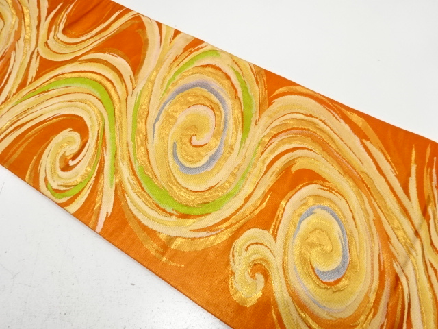 JAPANESE FUKURO OBI / WOVEN STREAM